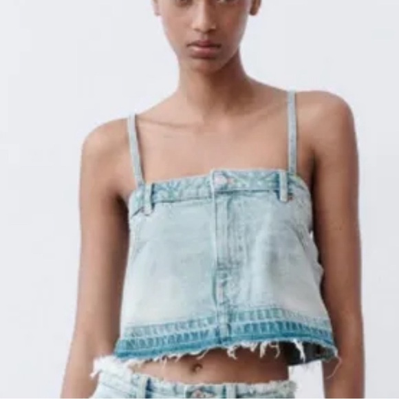 Zara Handbags - Zara Denim Crop M